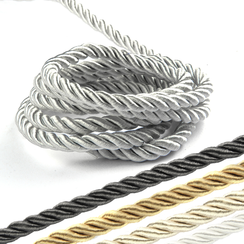 Cord Trim Twisted - 5YD/лот, 8 мм, витая отделка, шнур,