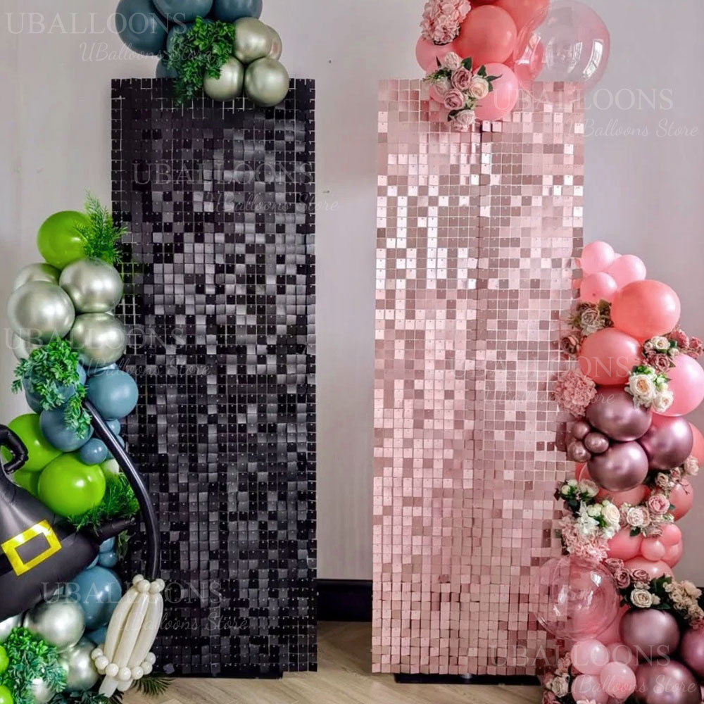 6-24 шт. матовых розово-розовы – обзор и цена Sequin Fabric Panel