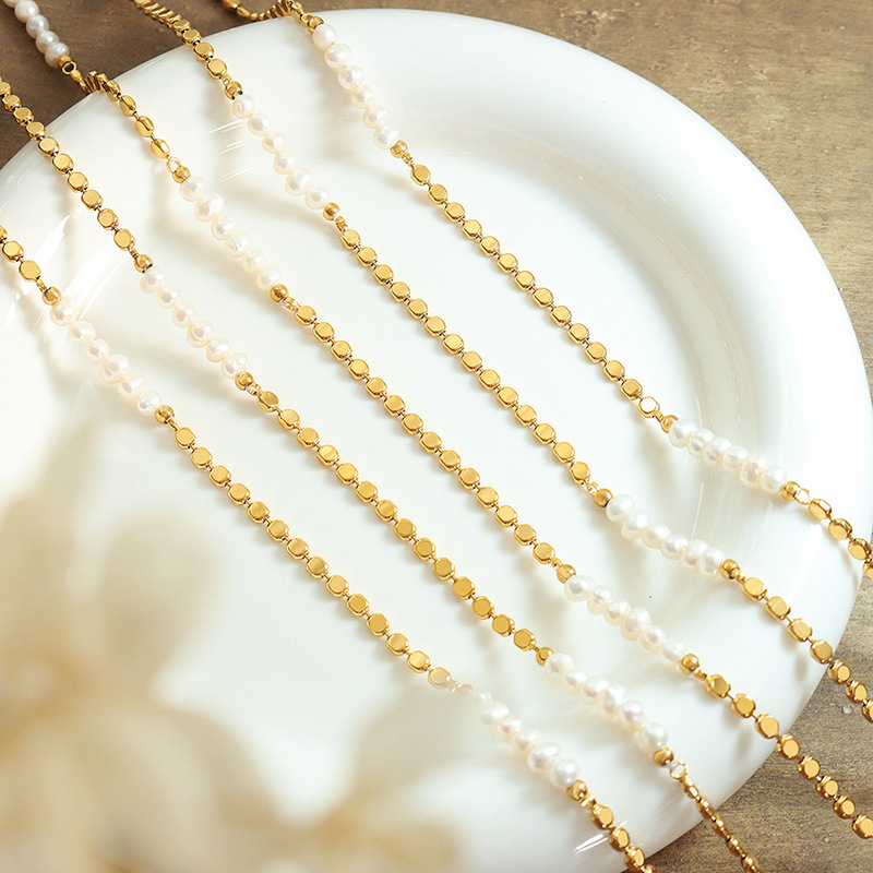 Лидер продаж, модные плоские з – обзор и цена Pearl Trim Chain