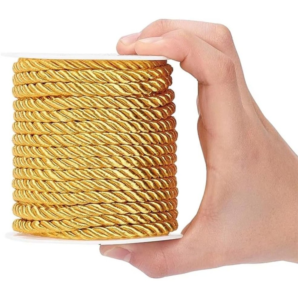 59 футов, 5 мм, золотой декора – обзор и цена Cord Trim Twisted